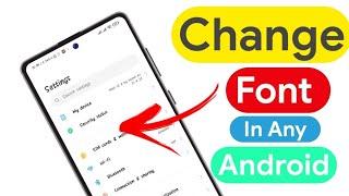 How To Change Font In Any Android Phone | Realme Ui | Miui and in Any Rom