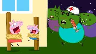 Zombie Apocalypse, Zombies Appear At The Peppa's House ‍️ | Peppa Pig Funny Animation