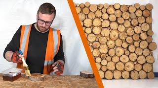 Building a Log Wall - Forest Master Universal Sawmill Station (UWWS)