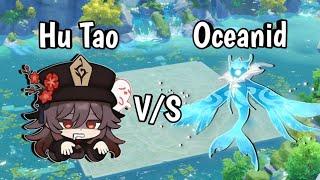 Hu Tao ONLY Against Every Boss (Oceanid) [Genshin Impact]