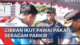 Ikut Pawai Agustusan, Wali Kota Solo Gibran Pakai Seragam Juru Parkir