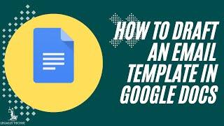 Google Docs for Law Firms | How to Draft a Legal Email in Google Docs