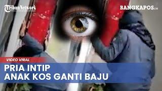 Video Viral Pria Intip Anak Kos Ganti Baju,Bukan Pertama Kalinya