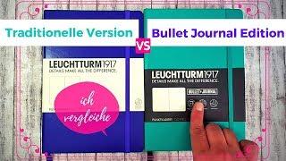 Leuchtturm 1917 Bullet Journal Edition vs. Reguläres Notizbuch | Vergleich (2018)