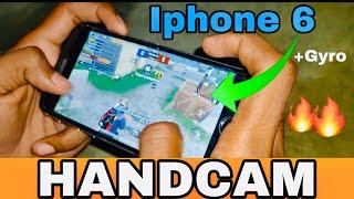 Iphone 6 test game PUBG 4 Fingers + Full gyro. Handcam || Dangrous Gaming. (Handcam PUBG Mobile game