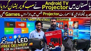 Android Tv Project Price In Pakistan | Android Gaming Projector Price | Projector Price In Karachi