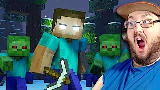 "Herobrine's Revenge" - Rainimator Season 1 Full Movie | Minecraft Movie REACTION!!!