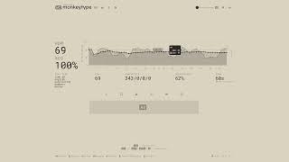 Typing speed practice - 69 Words Per Minute