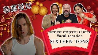Geoff Castellucci Reaction Sixteen Tons  – Vocal Coach Reacts