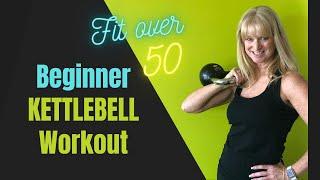 20 minute Kettlebell Workout for Beginners with Warmup & Stretch | Kettlebell Exercises over 50