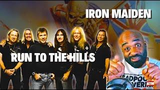 HipHop Fan Reacts | Iron Maiden | Run To The Hills