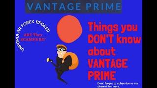 Vantage Prime Review: Australian Scam Broker?