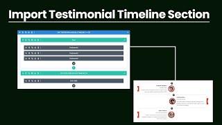 How to import Divi Testimonial Timeline layouts   Divi Theme