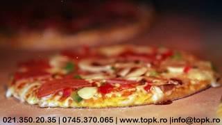 Cuptor pizza traditional rotativ pe gaz /lemne | TOPK