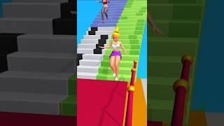 Girls stairs run Android mobile game gameplay Level 46 #games #gaming #shorts #trending