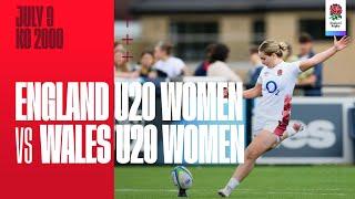 LIVE | England U20 Women v Wales U20 Women | Six Nations Summer Series | Italy