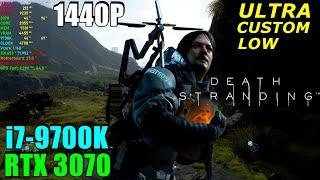 Death Stranding RTX 3070 OC & 9700K 4.7GHz - Max Settings 1440P