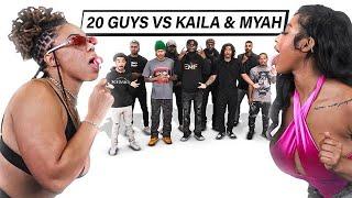 20 GUYS VS 2 ACTRESSES: KAILA SIMONE & MYAH JANE