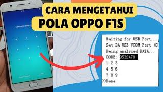 Mengetahui Pola Lupa Oppo F1s Tanpa reset Hapus data