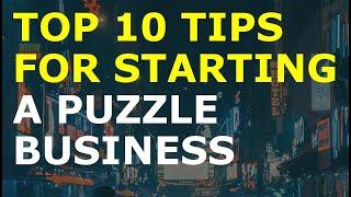 How to Start a Puzzle Business | Free Puzzle Business Plan Template Included