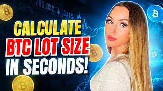 Unlock a Hidden TradingView Hack: Calculate Bitcoin Lot Size in Seconds!| TUTORIAL | BEGINNER GUIDE