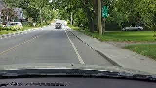 Drive to Canusa Street and eventally to the Haskell Free Library on the Canada/US border