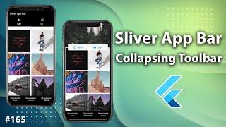 Flutter Tutorial - Sliver App Bar & Collapsing Toolbar