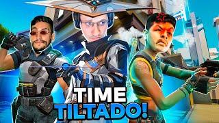 TILTA NÃO! FZNNN, NICOLINO e TEDDY FORMARAM um time BRABO no VALORANT COMPETITIVO!