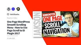 FAB Reacts : One Page WordPress Smooth Scrolling Menu - How to Use Page Scroll to ID Plugin 2017