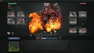 Dota 2 Doom Kinetic: Burning Fiend Loadout Genuine Burning Fiend