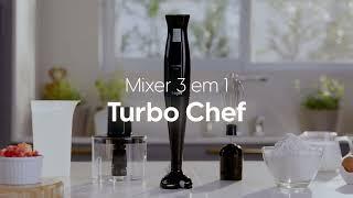 Mixer Turbo Chef Elgin | 3 em 1 | Empunhadura ergonômica