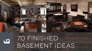 70 Finished Basement Ideas