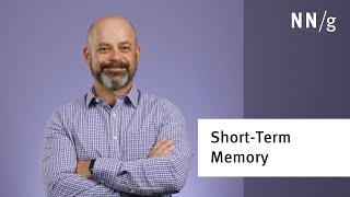 Short-Term Memory Limitations Impact User Interface Design