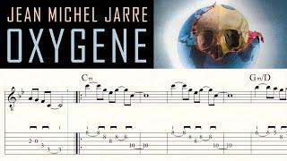 OXYGENE 4 | JEAN-MICHEL JARRE  | Guitar Tutorial | TAB & Sheet music | + Backing track | Free PDF