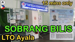 15 minutes LTO Drivers License Renewal at Ayala LTO Center 2023