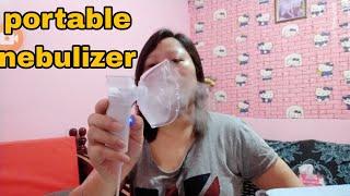 Portable nebulizer/for adults and kids/sinumpong ang ferson/Rosie chix vlog