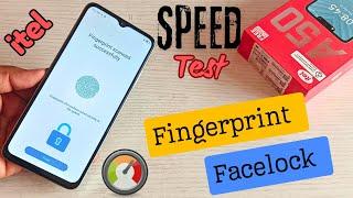 itel A50 fingerprint Scanner vs Facelock test | itel speed test