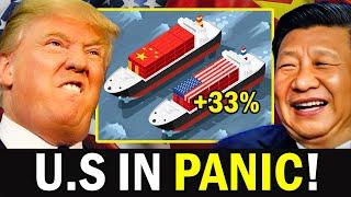 TRUMP IN SHOCK! China Cracks Down on Dumping with 33% Tariff on US and Taiwan Goods. What's next?