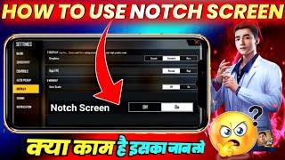 How To Use Notch Screen Settings Free Fire | Free Fire Notch Screen | Free Fire Notch Screen Kya Hai