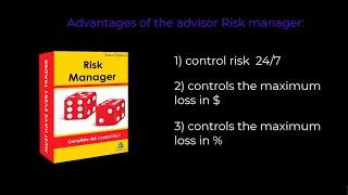 Review of the expert advisor  Risk Manager. Robot for control risk on trading