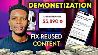 YouTube Reused Content Policy EXPLAINED: How i Fix It and Monetize Again