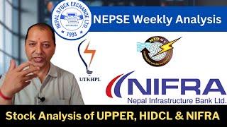 NEPSE Technical Analysis/NEPSE Weekly Update/NEPSE Chart Analysis/UPPER, NIFRA & HIDCL Analysis.