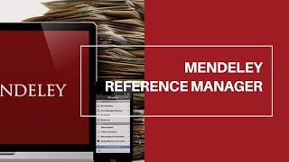 Mendeley Reference Manager Windows and Mac Quick Tutorial.