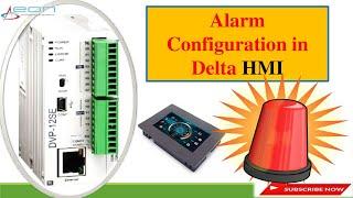 Alarm Configuration in #Delta HMI #PLC Programming #DELTA