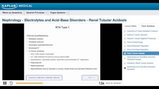 Step 1 High Yield - Nephrology: Renal Tubular Acidosis