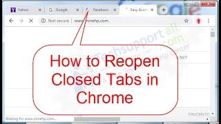 How to always reopen recently closed tab in Chrome Browser in Hindi | Restore tab setting in chrome