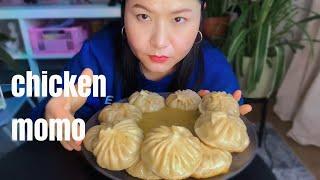 Big size chicken momo mukbang #dmaya