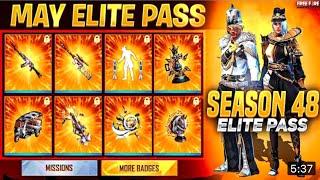 MAY ELITE  PASS FREE FIRE  2022 ! FREE FIRE SEASON 48 ELITE PASS ! NEXT ELITE PASS FREE FIRE  !