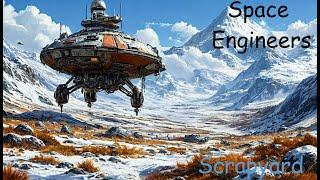 Строим базу около торговца. День 20. Space Engineers.