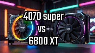 The Real Difference Between RTX 4070 SUPER and RX 6800 XT for Gamers